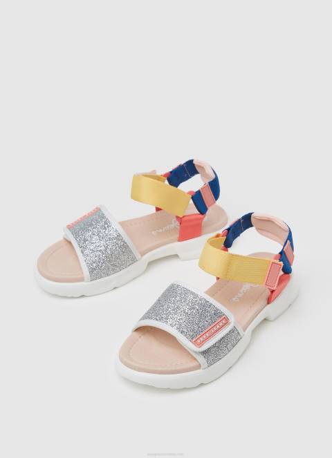 djevojka srebro ventura sandale sportske sandale Pepe Jeans JZ8H1339