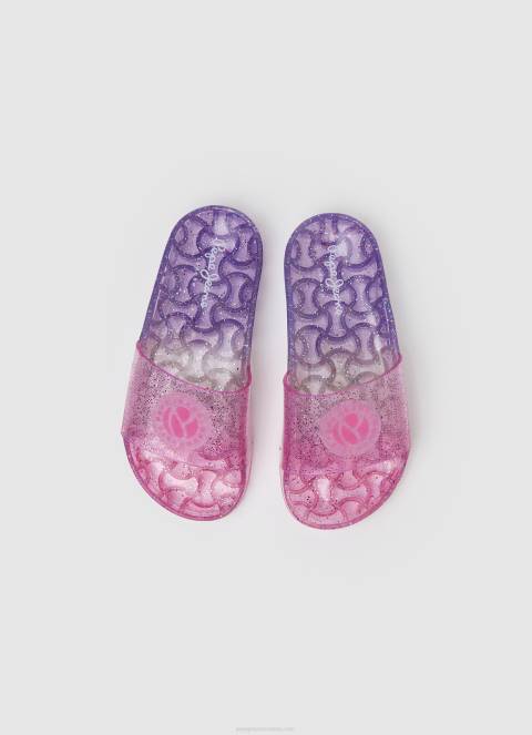 djevojka svijetla fuksija japanke za plažu s valovima Pepe Jeans JZ8H1348