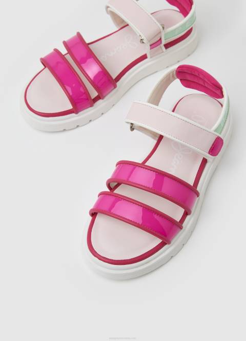 djevojka svijetla fuksija wendy slatke sandale s platformom Pepe Jeans JZ8H1340