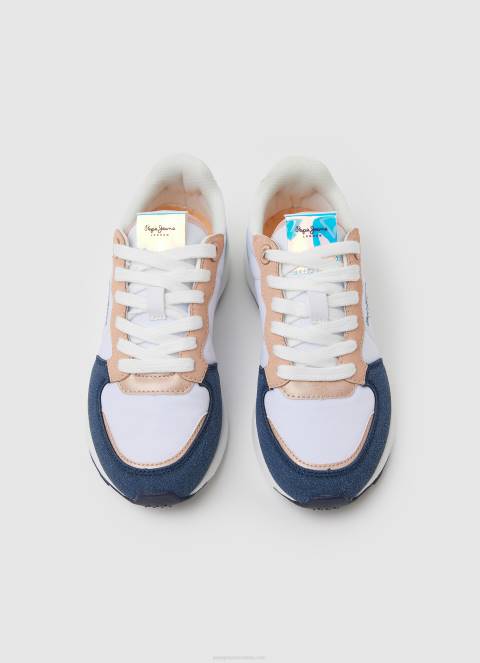 djevojka mornarica york mix kombinirane tenisice Pepe Jeans JZ8H1310