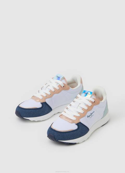 djevojka mornarica york mix kombinirane tenisice Pepe Jeans JZ8H1310