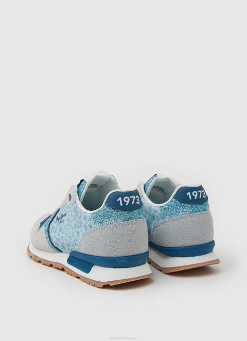 djevojka pacifičko plava brit animal kombinirane tenisice Pepe Jeans JZ8H1328