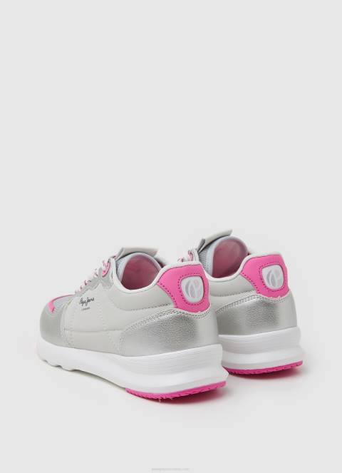 djevojka srebro york metalik tenisice za trčanje Pepe Jeans JZ8H1333