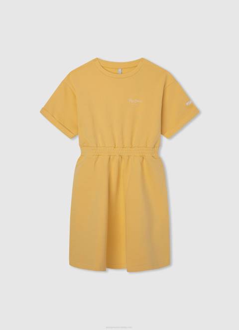 djevojka sjaj mini haljina sa zaobljenim ovratnikom Pepe Jeans JZ8H1389