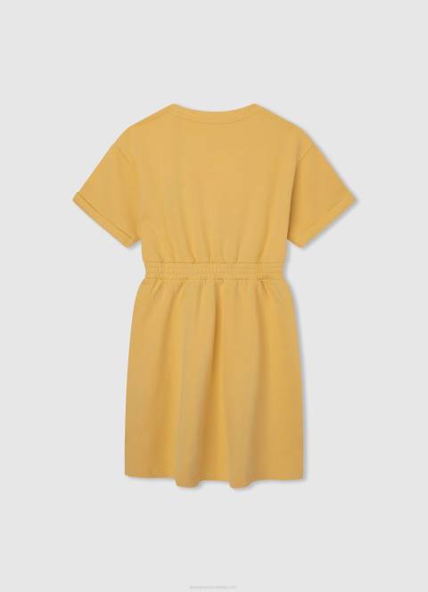 djevojka sjaj mini haljina sa zaobljenim ovratnikom Pepe Jeans JZ8H1389