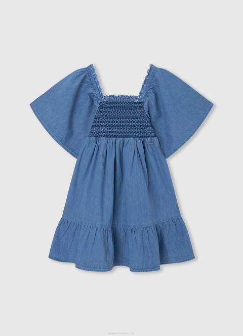 djevojka zaljev izvezena haljina od trapera Pepe Jeans JZ8H1380