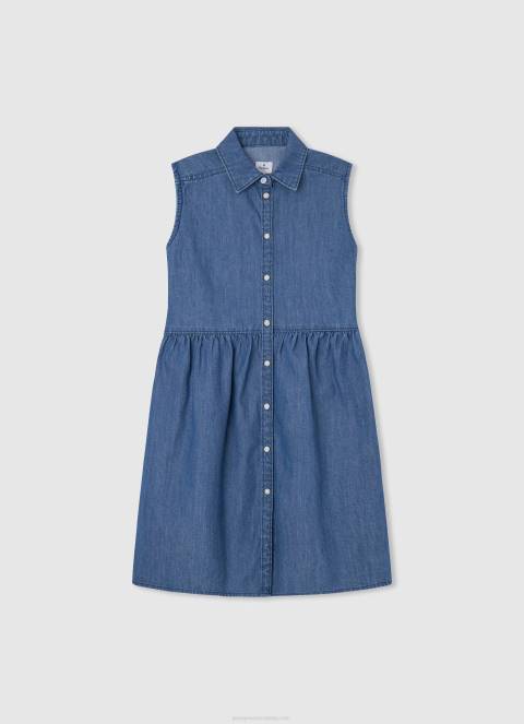 djevojka zaljev mini haljina sa zaobljenim ovratnikom Pepe Jeans JZ8H1388