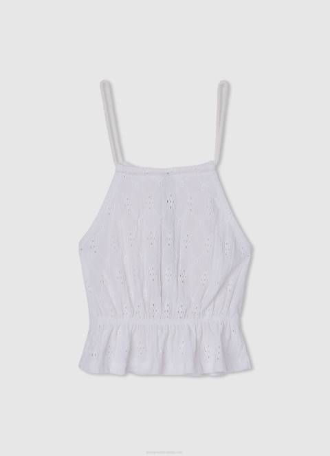 djevojka mousse majica bez rukava s otvorenim detaljima Pepe Jeans JZ8H1438