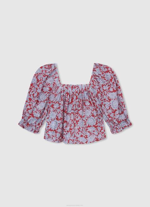 djevojka multi sita top s četvrtastim izrezom Pepe Jeans JZ8H1418