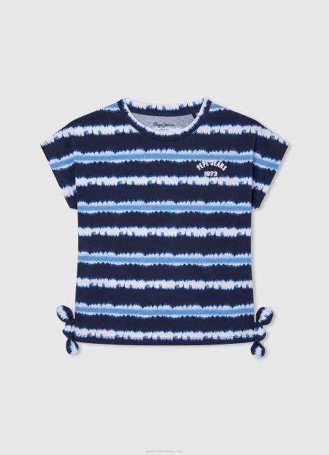 djevojka nježno ružičasta majica sa svjetlucavim logom Pepe Jeans JZ8H1464