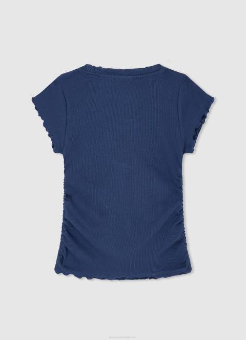 djevojka ocean rebrasta košulja s valovitim efektom Pepe Jeans JZ8H1443