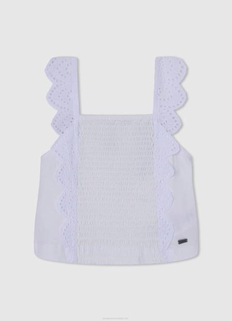 djevojka sjaj kutijasta majica s printom logotipa Pepe Jeans JZ8H1479