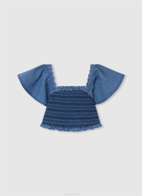 djevojka studio crvena sigrid ošišani top Pepe Jeans JZ8H1447