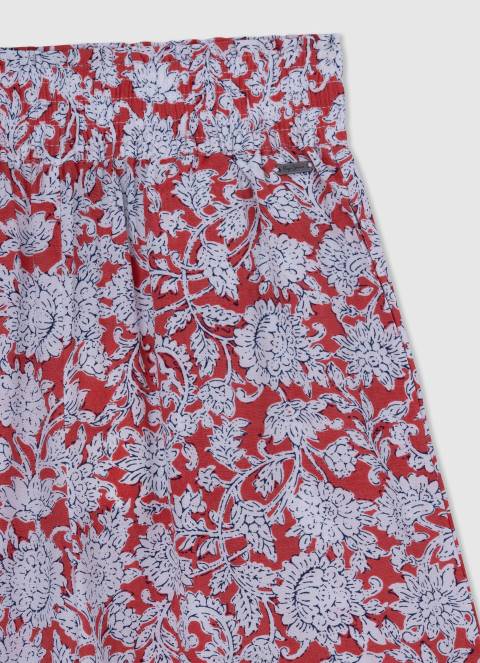 djevojka multi jullie hlače s printom cvijeća Pepe Jeans JZ8H1483