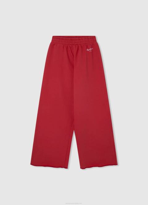 djevojka studio crvena jamila široke hlače Pepe Jeans JZ8H1497