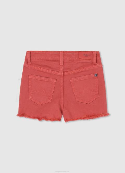 djevojka studio crvena patty kratke hlače običnog kroja Pepe Jeans JZ8H1494