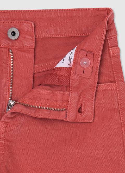 djevojka studio crvena patty kratke hlače običnog kroja Pepe Jeans JZ8H1494