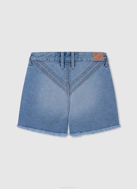 djevojka traper kratke traper hlače regularnog kroja Pepe Jeans JZ8H1486