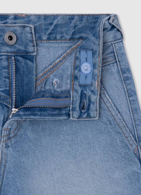 djevojka traper kratke traper hlače regularnog kroja Pepe Jeans JZ8H1486