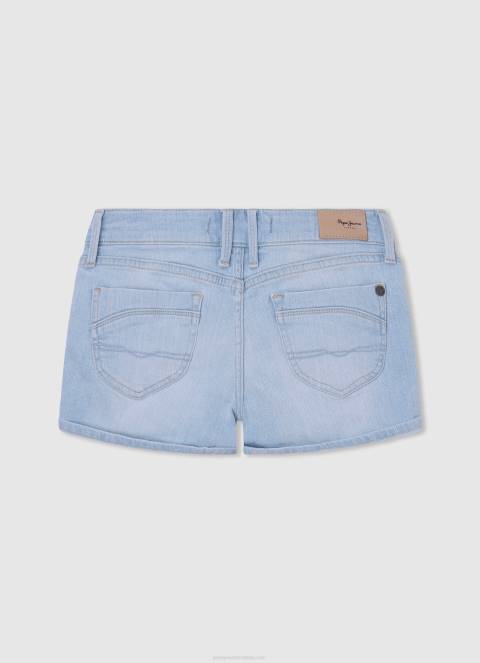 djevojka traper kratke traper hlače regularnog kroja Pepe Jeans JZ8H1503