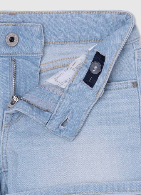 djevojka traper kratke traper hlače regularnog kroja Pepe Jeans JZ8H1503