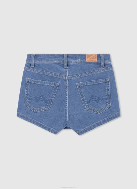 djevojka traper kratke traper suknje regularnog kroja Pepe Jeans JZ8H1511