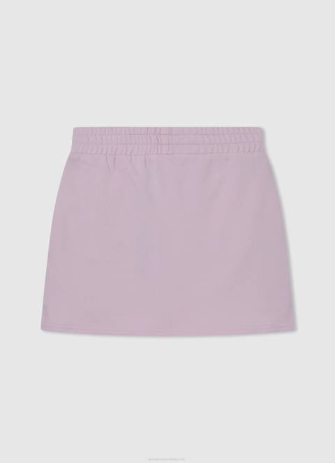 djevojka nježno ružičasta rastezljiva mini suknja u struku Pepe Jeans JZ8H1393