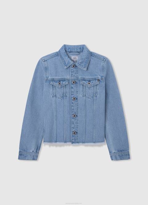 djevojka traper lexa jr široke traperice visokog struka Pepe Jeans JZ8H1360