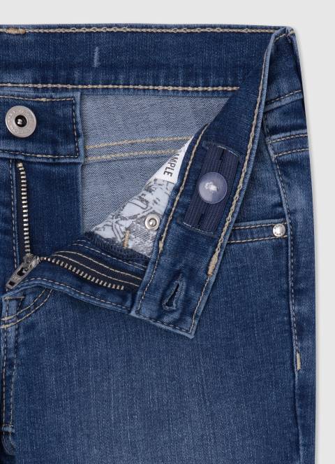 djevojka traper pixlette traperice srednjeg kroja uskog kroja Pepe Jeans JZ8H1361