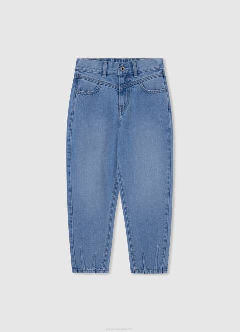 djevojka traper pixlette traperice visokog struka visokog uskog kroja Pepe Jeans JZ8H1371