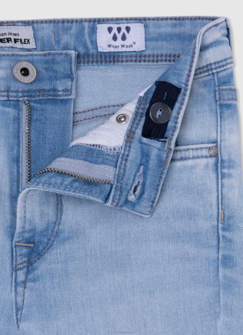 djevojka traper pixlette uske traperice visokog struka Pepe Jeans JZ8H1364