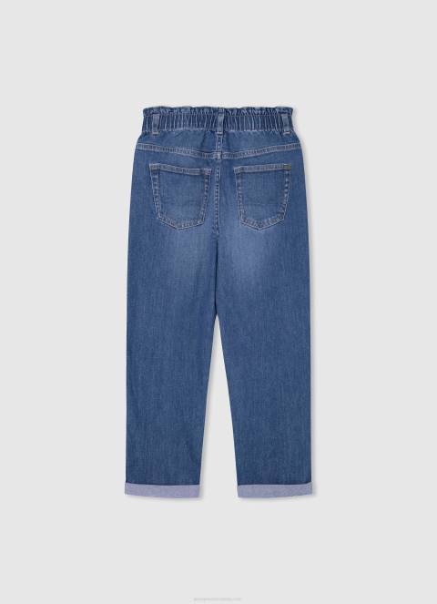 djevojka traper reese taper fit traperice visokog struka Pepe Jeans JZ8H1366