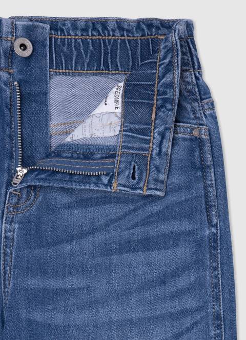 djevojka traper reese taper fit traperice visokog struka Pepe Jeans JZ8H1366