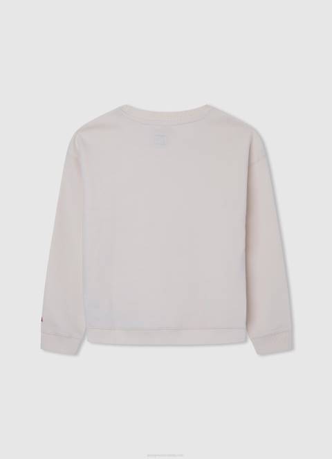 djevojka mousse pamučni džemper s otisnutim logotipom Pepe Jeans JZ8H1404