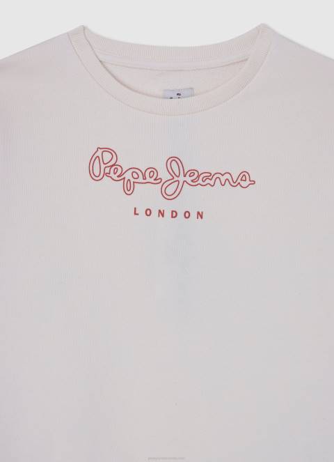 djevojka mousse pamučni džemper s otisnutim logotipom Pepe Jeans JZ8H1404