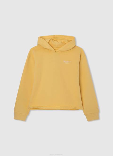 djevojka sjaj pamučna majica s kapuljačom Pepe Jeans JZ8H1414