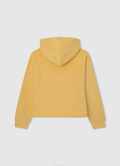 djevojka sjaj pamučna majica s kapuljačom Pepe Jeans JZ8H1414