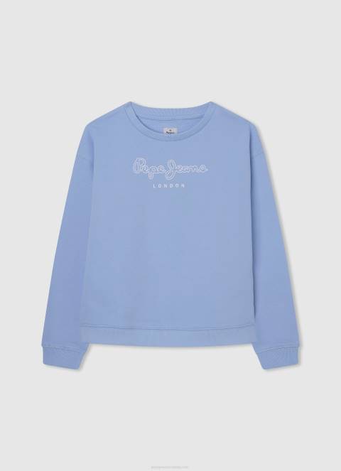 djevojka sjaj pamučna majica s kapuljačom Pepe Jeans JZ8H1414