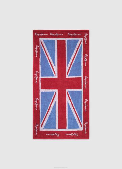 djevojka multi ručnik za plažu sa zastavom union jack Pepe Jeans JZ8H1522
