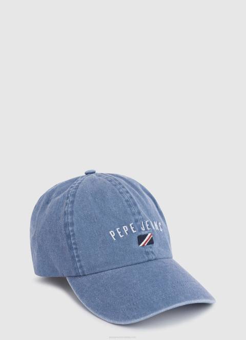 djevojka traper traper kapa s izvezenim logotipom Pepe Jeans JZ8H1513