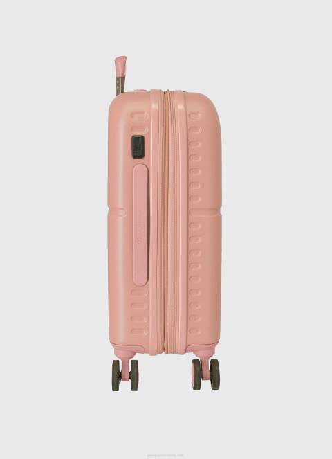 djevojka svijetloružičasta kofer na kolicima 55cm trbuš Pepe Jeans JZ8H1514