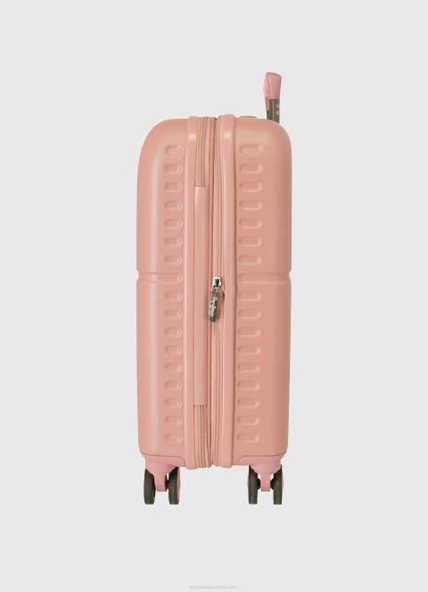 djevojka svijetloružičasta kofer na kolicima 55cm trbuš Pepe Jeans JZ8H1514
