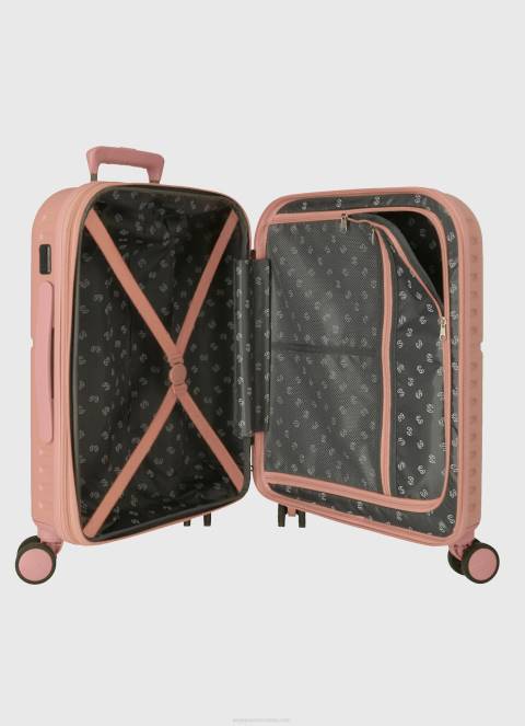 djevojka svijetloružičasta kofer na kolicima 55cm trbuš Pepe Jeans JZ8H1514