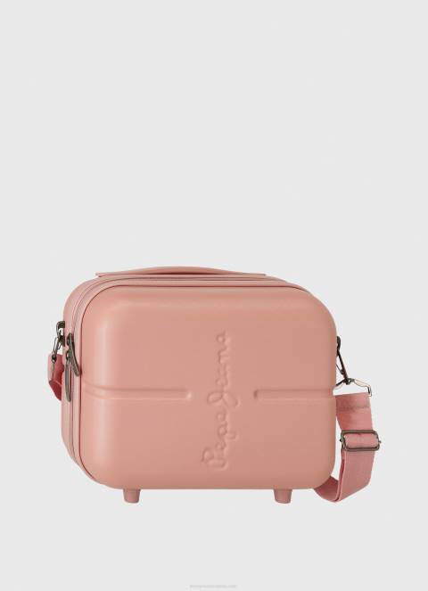 djevojka svijetloružičasta putna torba s utisnutim logotipom Pepe Jeans JZ8H1515