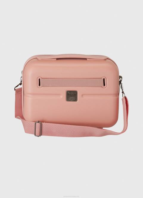 djevojka svijetloružičasta putna torba s utisnutim logotipom Pepe Jeans JZ8H1515