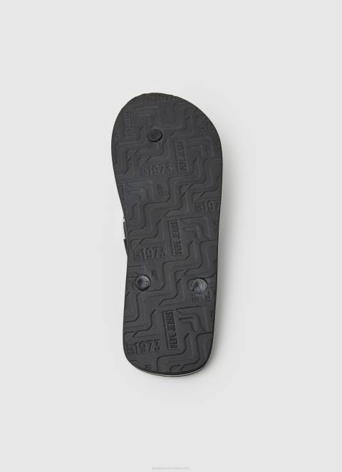 muškarci crno bazen motocikl plaža japanke Pepe Jeans JZ8H1269