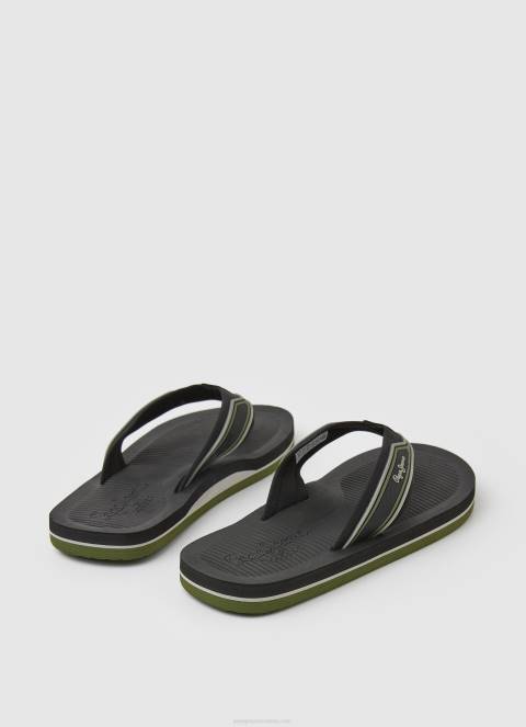 muškarci crno japanke za južnu plažu Pepe Jeans JZ8H1270