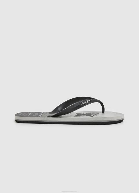 muškarci crno whale sea beach japanke Pepe Jeans JZ8H1262