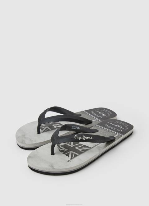 muškarci crno whale sea beach japanke Pepe Jeans JZ8H1262