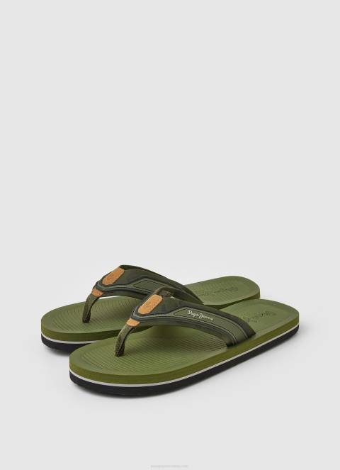 muškarci kaki zelena South Beach Camu Beach japanke Pepe Jeans JZ8H1280